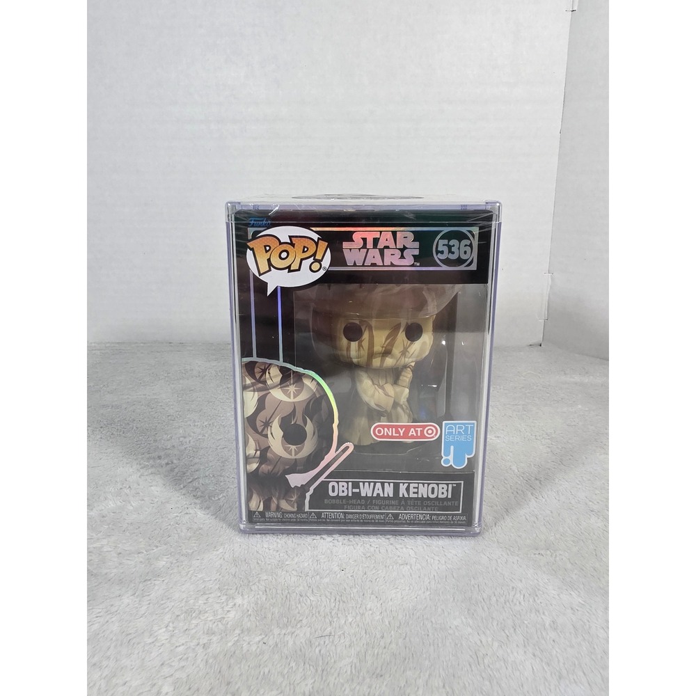 Funko Pop Star Wars Art Series Obi-Wan Kenobi 536 Target Exclusive New in Stack
